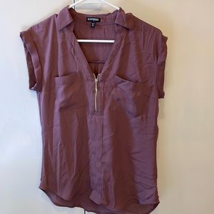 Express women’s short sleeve blouse size extra small